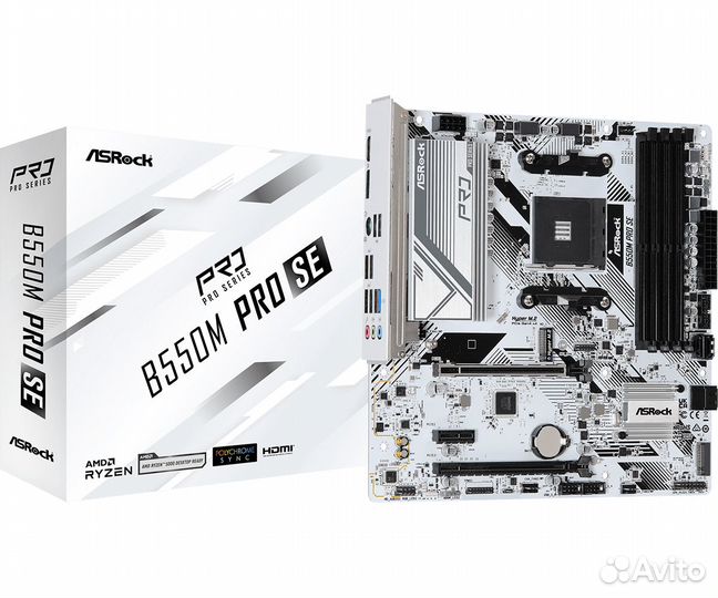 Материнская плата Asrock B550M Pro SE AM4 Новая