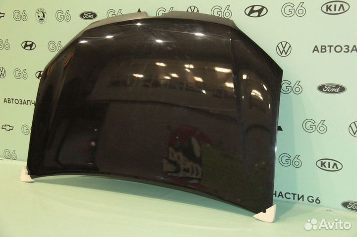Капот Черный Renault Logan 2012 - 2022