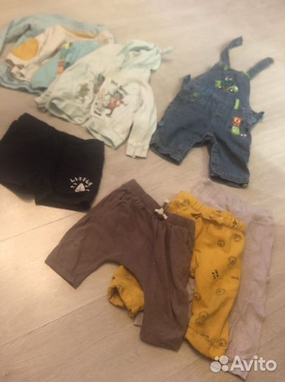 Вещи пакетом на мальчика 74-80