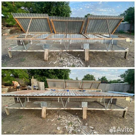 Клетки для кроликов б/у
