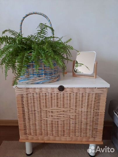 Сундук плетеный