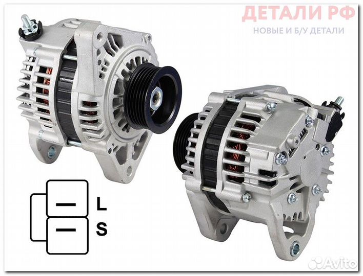 Генератор nissan almera N15 99-00/tino V10M 00/primera P11 2.0 99-02 SR20DE 12V 90A SAT ST850039