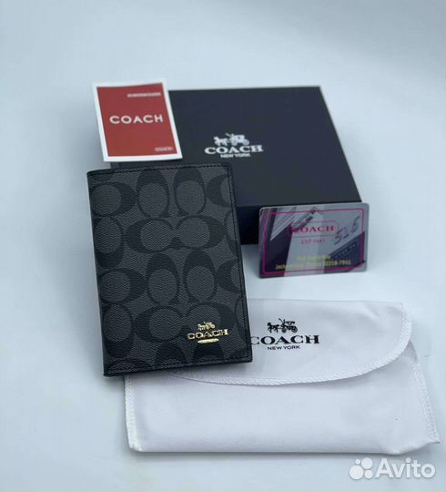 Обложка для паспорта Coach