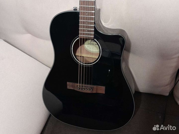 Электроакустическая гитара fender CD-60 SCE