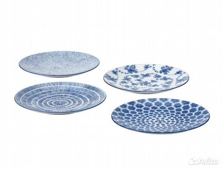 Набор тарелок десертных 18 см IKEA