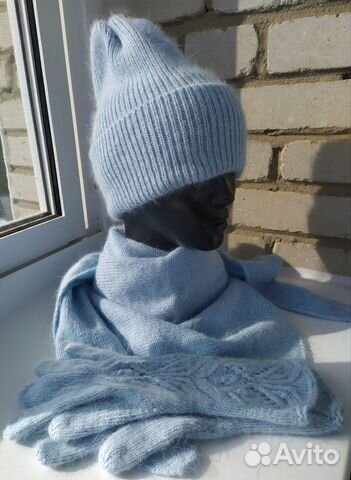 Шапка, косынка, перчатки