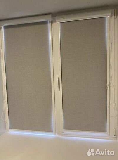 Рулонные шторы блэкаут в коробе ршк-7159