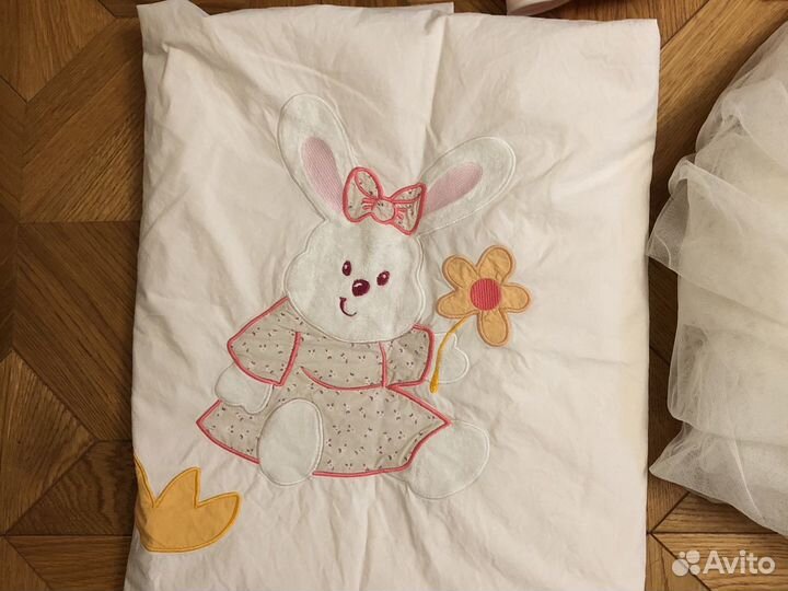 Бортики и Балдахин в кроватку Феретти feretti