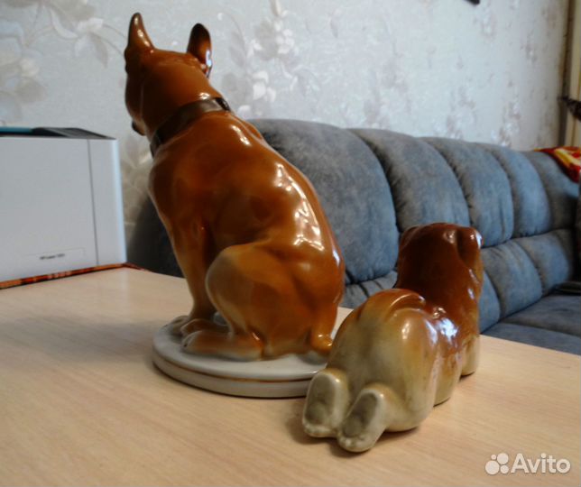 Статуэтка собака боксер. лфз