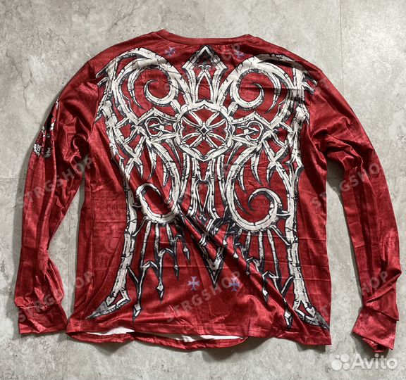 Лонгслив affliction red