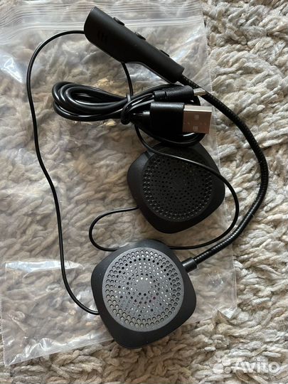 Мотогарнитура в шлем