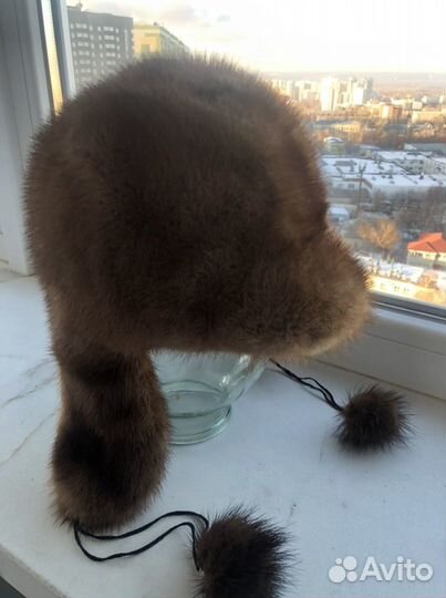 Шапка кепка норковая