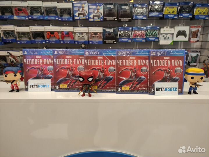 Человек Паук + наушники Samsung в подарок - PS4