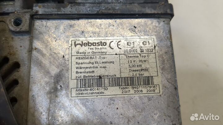 Отопитель автономный Volkswagen Touareg, 2007