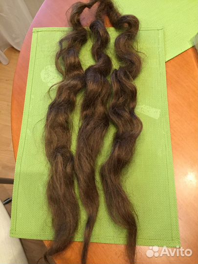 Шиньон коса из натуральных волос