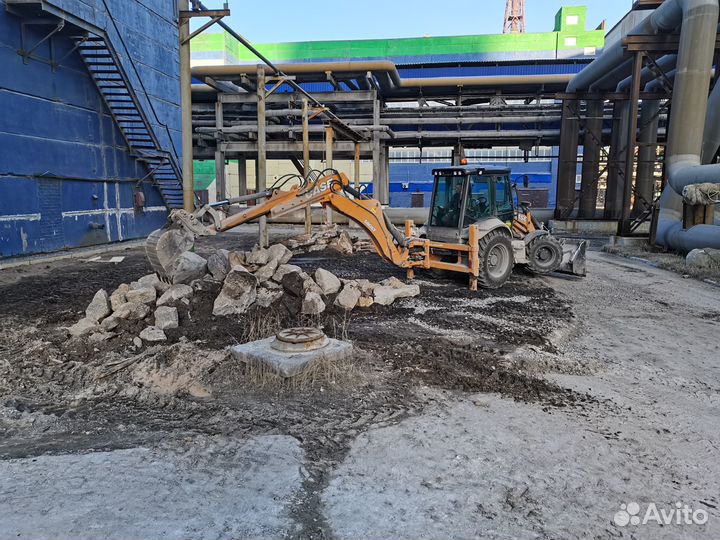 Услуги экскаватора погрузчика