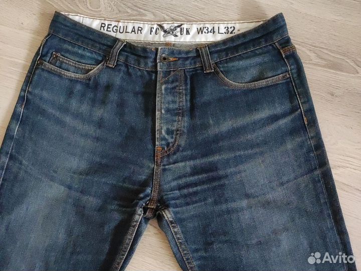 Джинсы мужские Fcuk оригинал W34/L32
