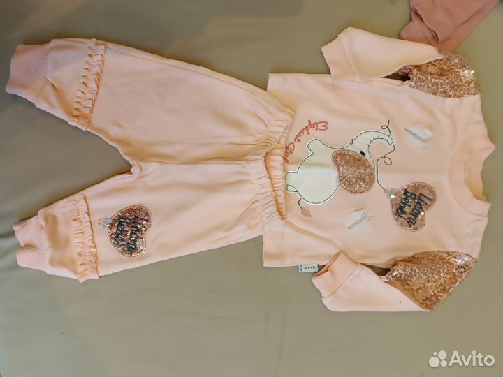 Пакет вещей на девочку от 0-6мес