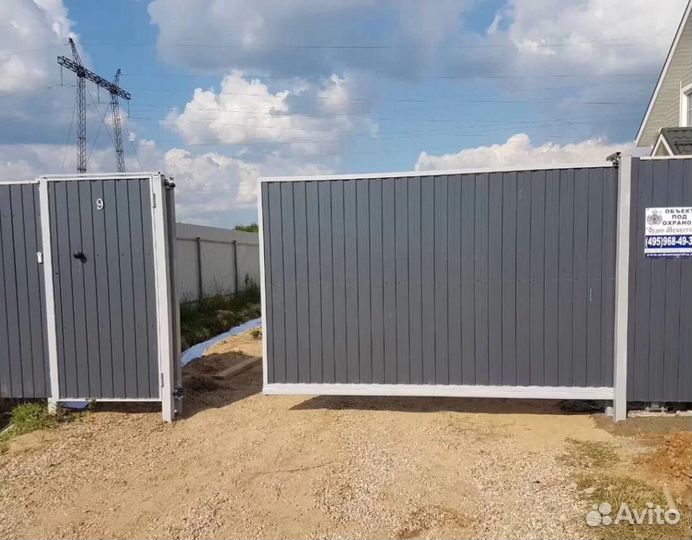 Откатные ворота под ключ