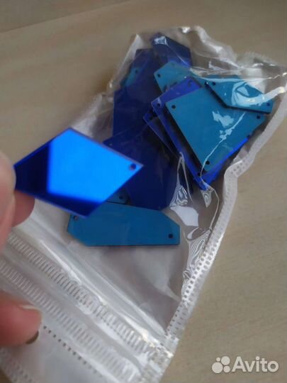 Стразы. Зеркала акриловые пришивные