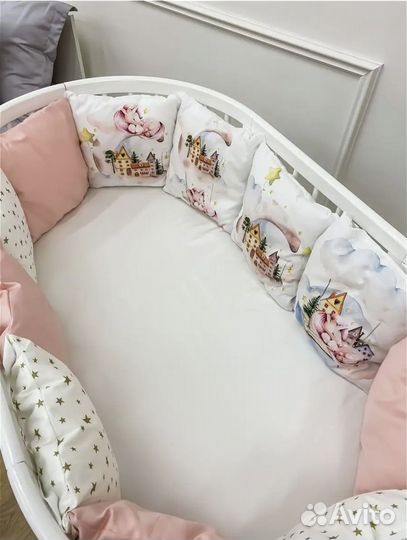 Бортики на детскую кроватку