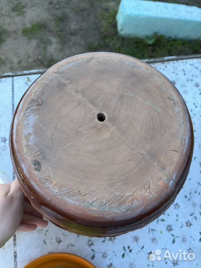 Керамические горшки для цветов бу