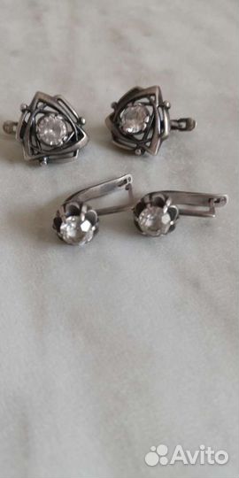 Серебряные серьги