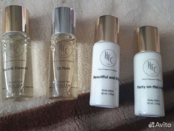 Гель для душа и Лосьон для тела HFC