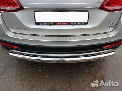 Защита заднего бампера Haval H6, 2014-наст.вр
