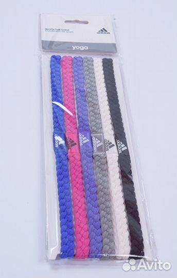 Новый набор Adidas из 6 резинок повязок на голову