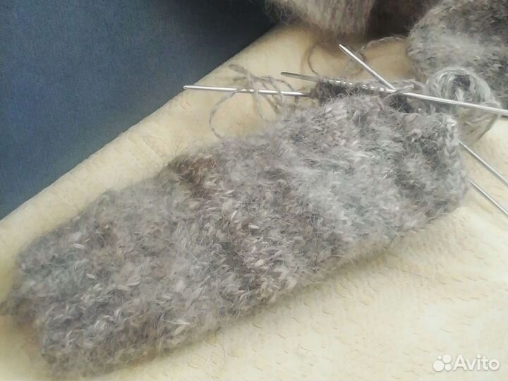 Собачья шерсть пряденая