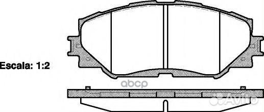 Колодки тормозные 123200 Remsa