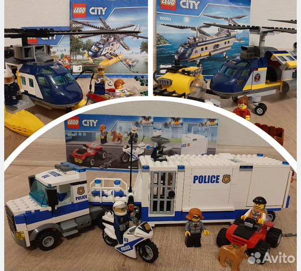 Lego City 60067+60093+60139