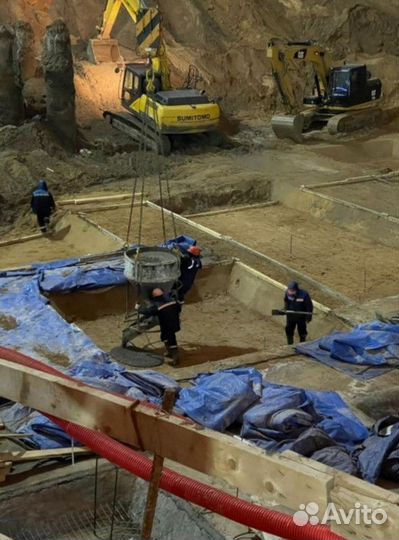 Бетон М200-450 различных марок