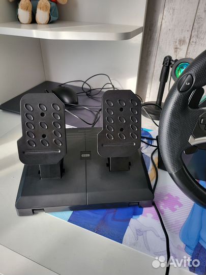 Игровой руль с педалями для ps4 ps3 пк