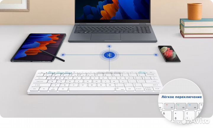 Клавиатура беспр. Samsung SMART Keyboard Trio 500