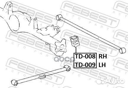 Отбойник рычага зад прав/лев TD008 Febest