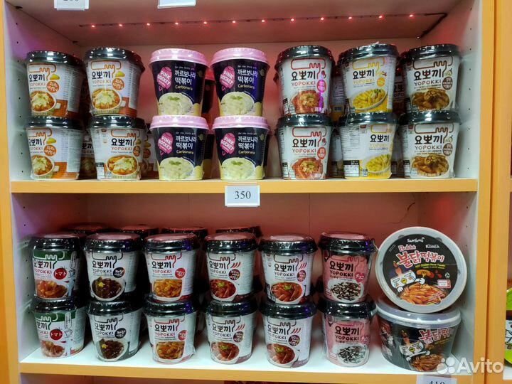 Токпокки в ассортименте