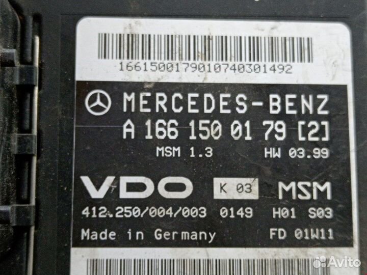 Блок для mercedes-benz A-Class (W168)