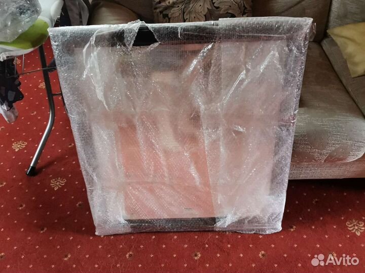 Зеркало в раме и 2 светильника