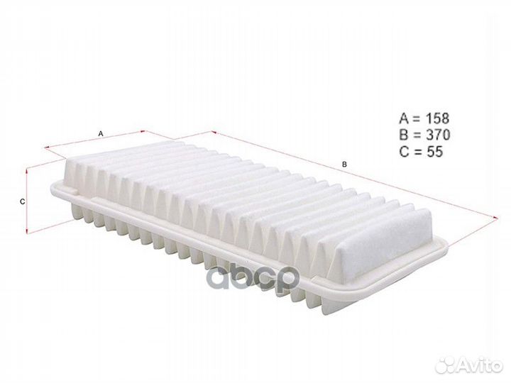 Фильтр воздушный toyota harrier/kluger 05-12/LE