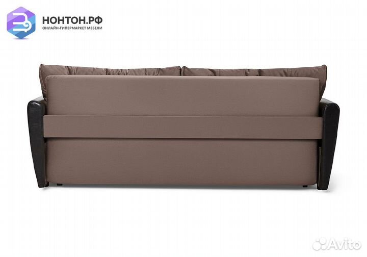 Диван еврокнижка Мадейра Lux кофе с молоком / кори