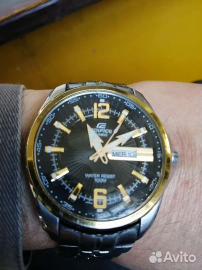Мужские наручные часы casio edifice 100m