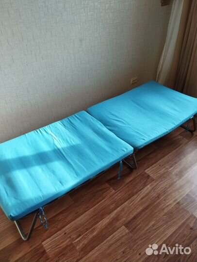 Раскладушка с матрасом