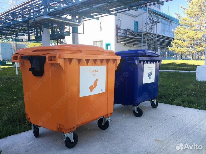 Мусорный контейнер 1100л Ш2804