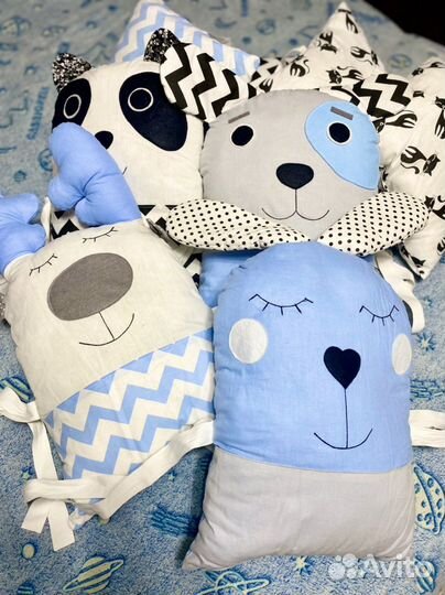 Бортики для детской кроватки новые