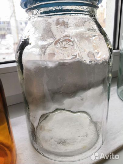 Банка стеклянная СССР раритет