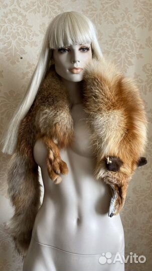 Цельная шкура лисы