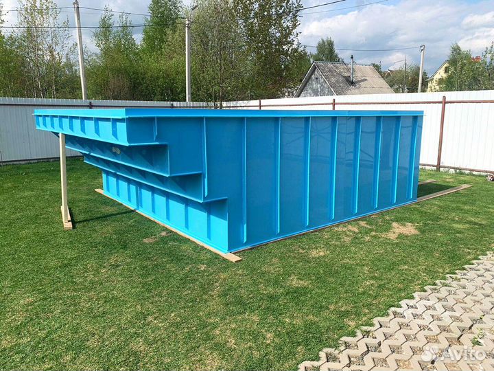 Бассейн 5x4 пластиковый