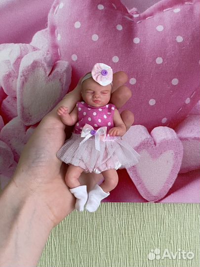Кукла мини реборн